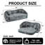 Canapé inclinable incurvé convertible avec confort profond-1410802703