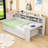 Wooden Daybed with Storage Shelves,  Trundle Bed and Study Desk-1630810304-1630810307