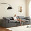 Canapé rembourré en tissu F-Concept Chenille