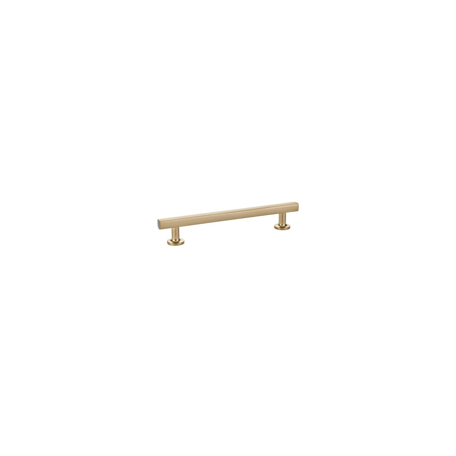 Trinity Bar Pull, Satin Brass, 6"