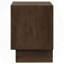 Table de chevet 2 tiroirs brun chaud
