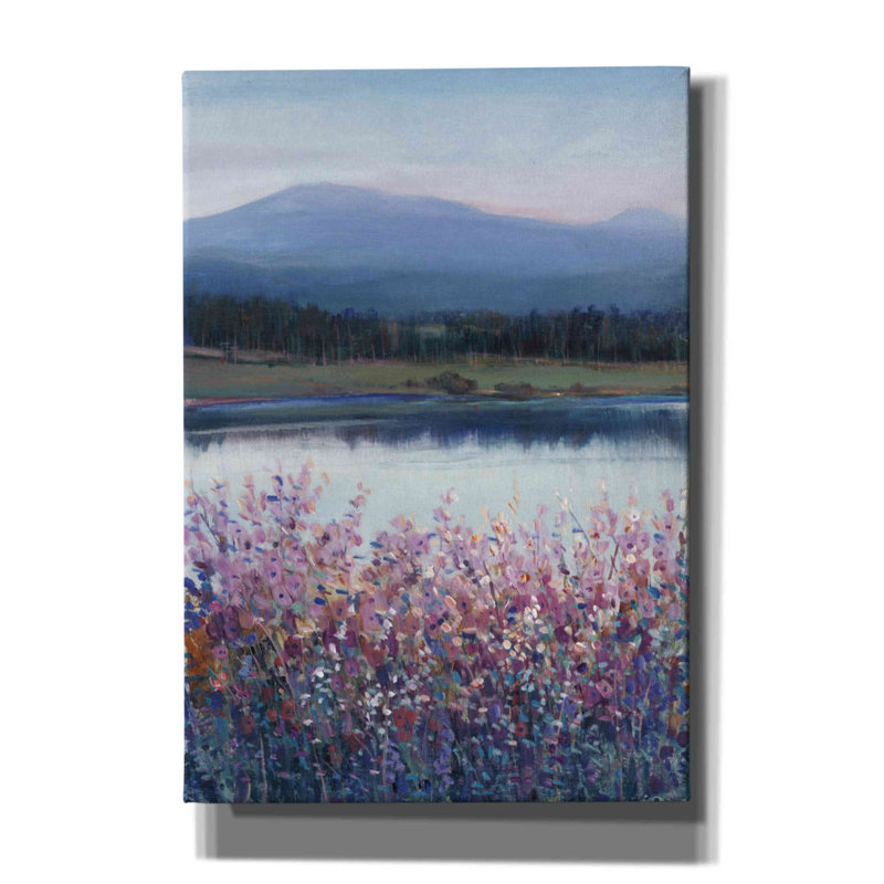 Lakeside Mountain I " Lakeside Mountain I " by Timothy O' Toole Painting Print, 26" H x 18" W x 0.75" D