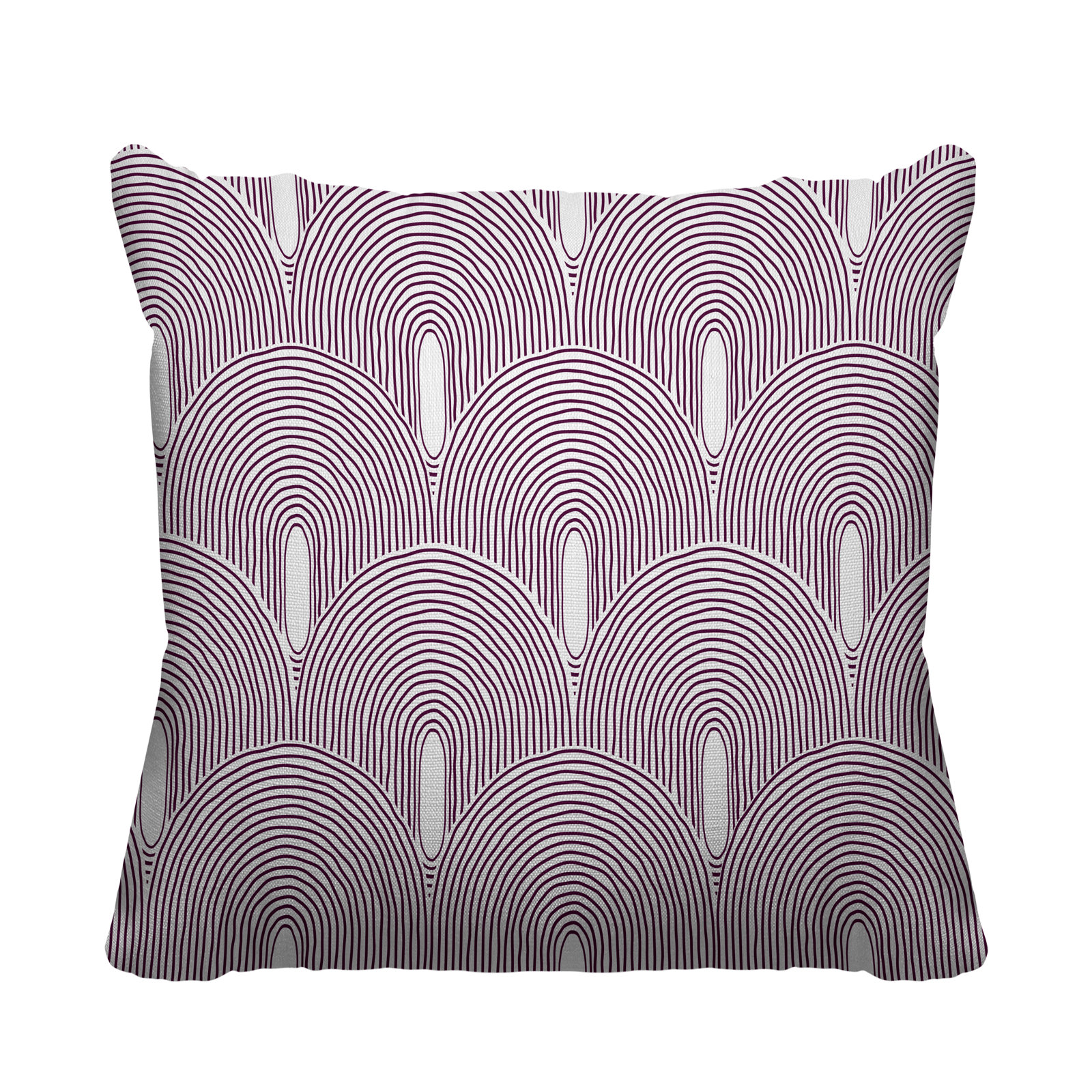 Limpo Starburst Indoor/Outdoor Throw Pillow, Purple, 18"H x 18"W, Square