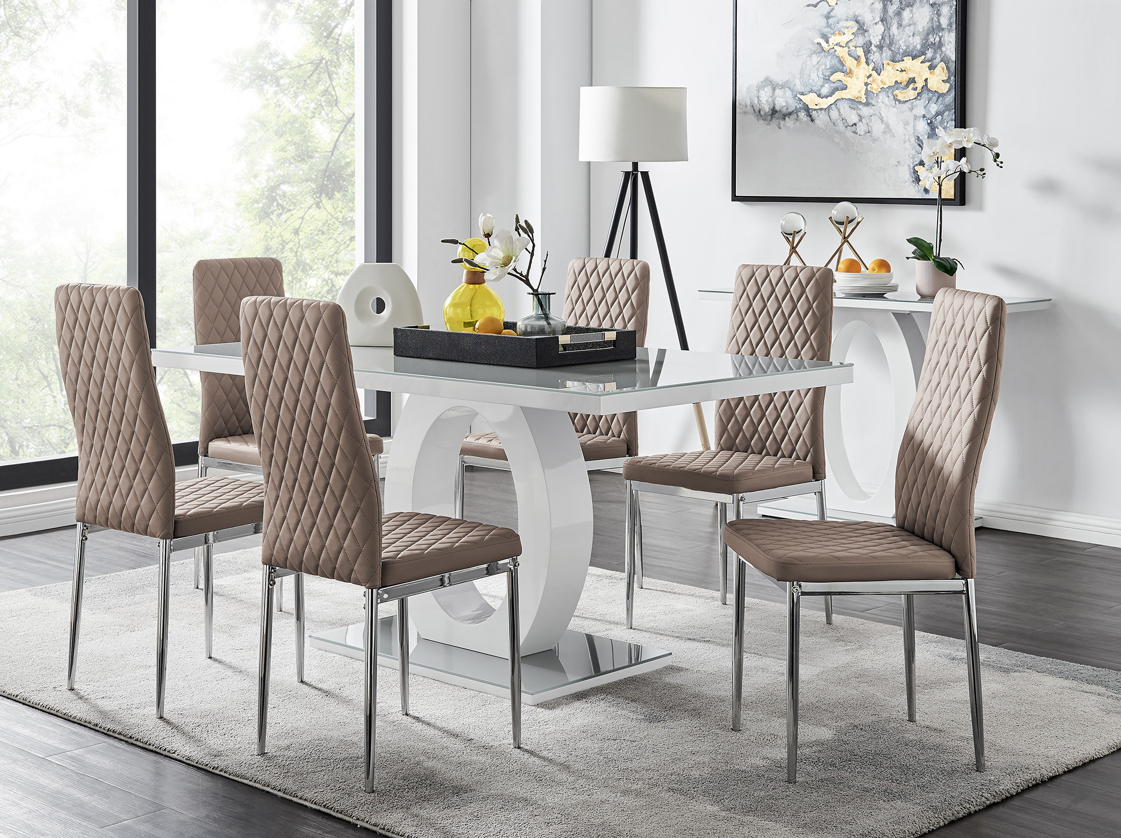 Modern high dining table sale