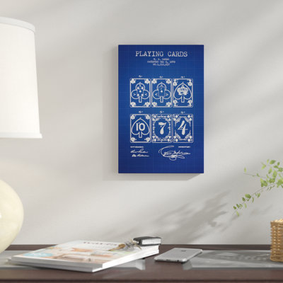 " W.S. Baker Saladee Cards Patent Sketch " by Aged Pixel