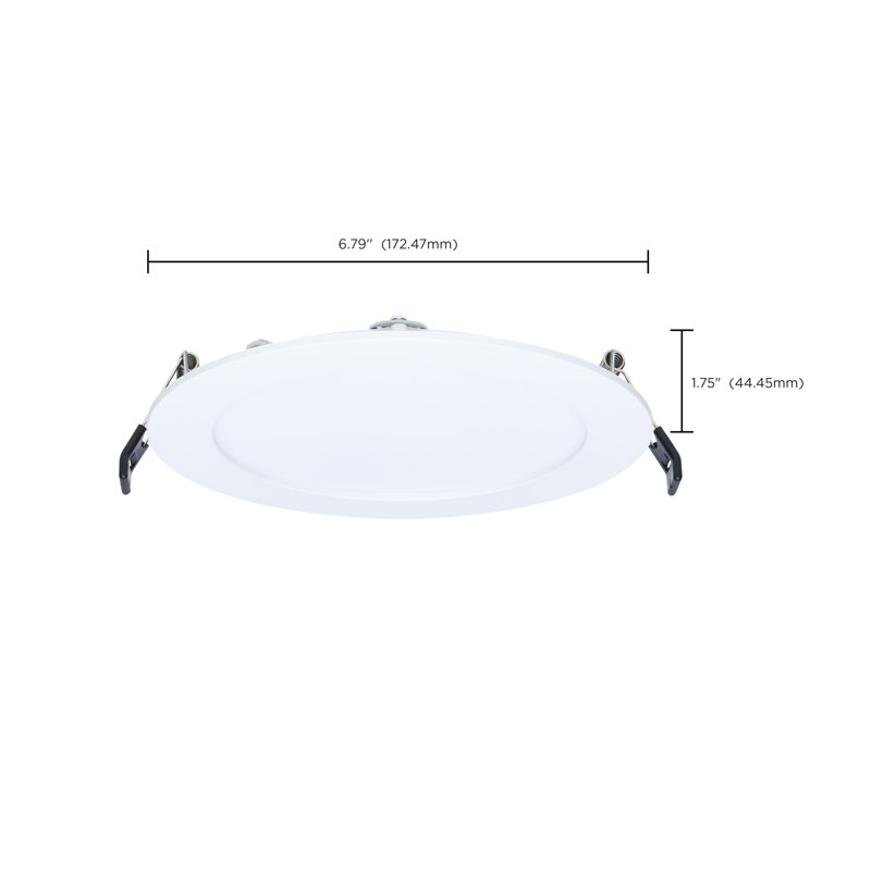 13 Watt LED 6" Round Slimfit Performer Series 12PK 90 CRI 27/30/35/40/50 CCT White Flat Dimming 120V input Must Order in Multiples of 12