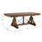 Extendable Trestle Dining Table With Upholstered Benches-1743866891