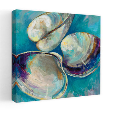 Shell Trio Abstract Coastal Art