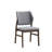 Sarha Armless Side Chair In Light Gray And Walnut (Set Of 2)-105401216
