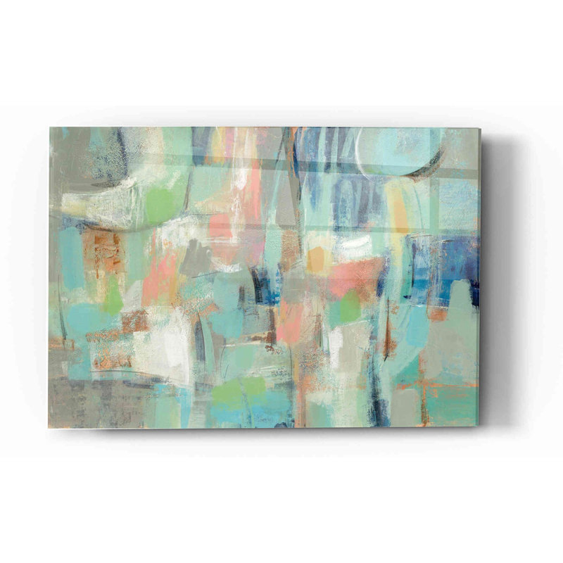 «Morning Breeze» par Silvia Vassileva, art mural en verre acrylique, H 12 po x l 16 po x P 0,12 po
