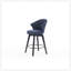 2 tabourets de bar pivotants à oreilles 25 po Chenille-1335175932