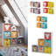 Gillman 106Cm Cube Unit in Grey/Red/Green
