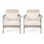 Ensemble de 2 fauteuils de patio avec coussins-1049470781