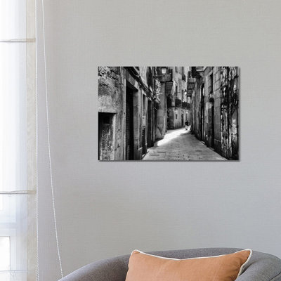Townhouses in Barcelona, Spain 1 Piece Wrapped Canvas Wall Art