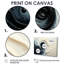Corby noir et blanc «Sprial Rhythic Ink River III» - peinture murale-213971649-213971654-213971659