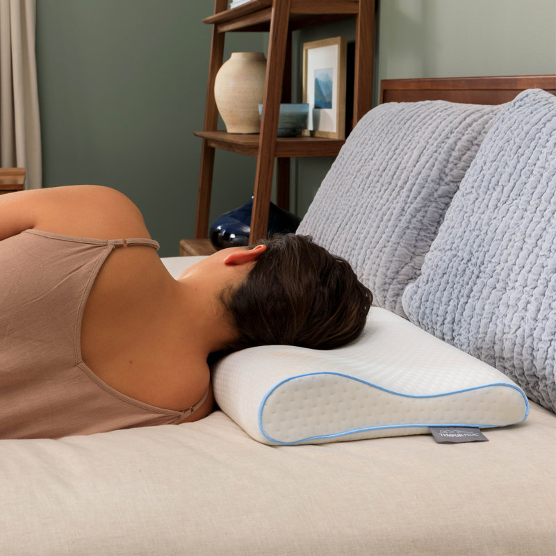 TEMPUR-Neck™ + Cooling Extra Firm Pillow, Medium Profile, 2 Pack