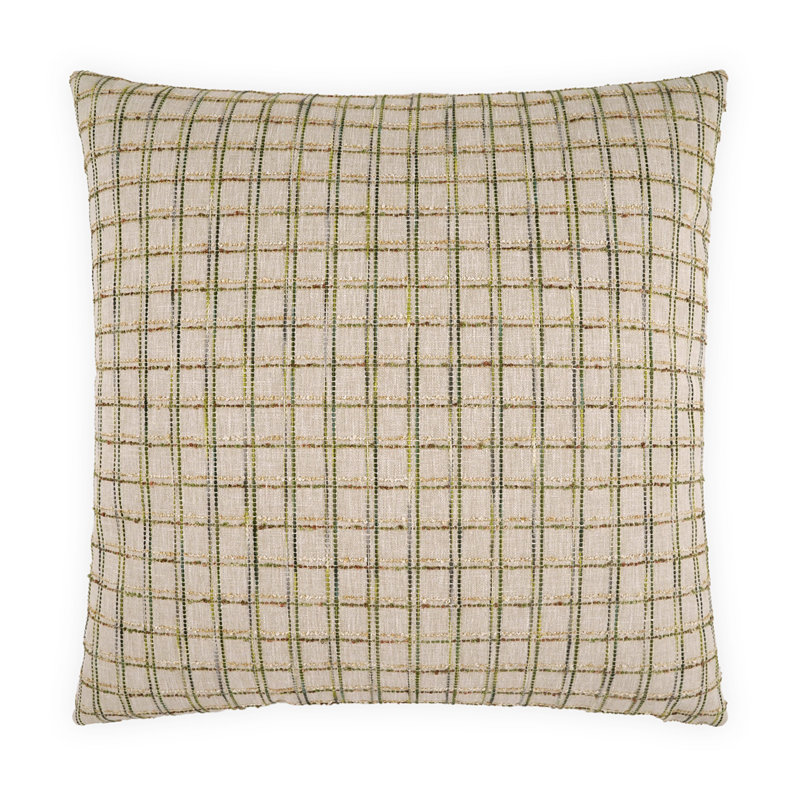 Landis Square Pillow Cover & Insert, Basil, Square 22"
