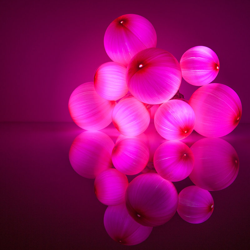 Guirlande de 72 lumières DEL 72 po, Rose