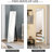Solid Wood Rectangle Floor Mirror