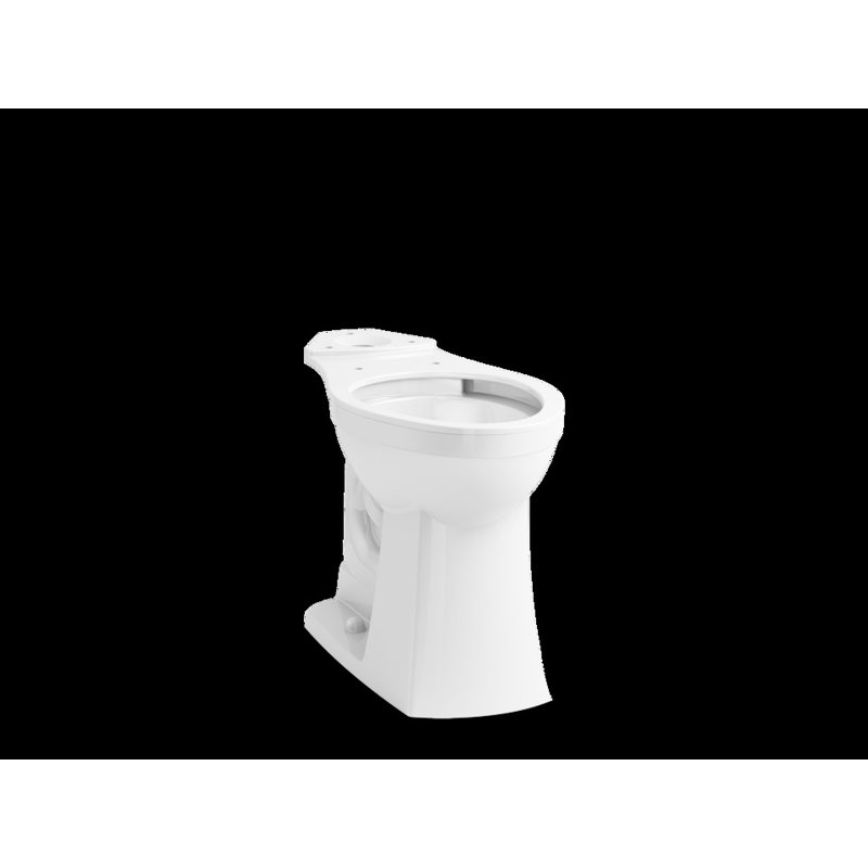 Kelston Tall Elongated Toilet Bowl, White