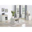 Table de salon de style rustique blanc antique 1 pièce