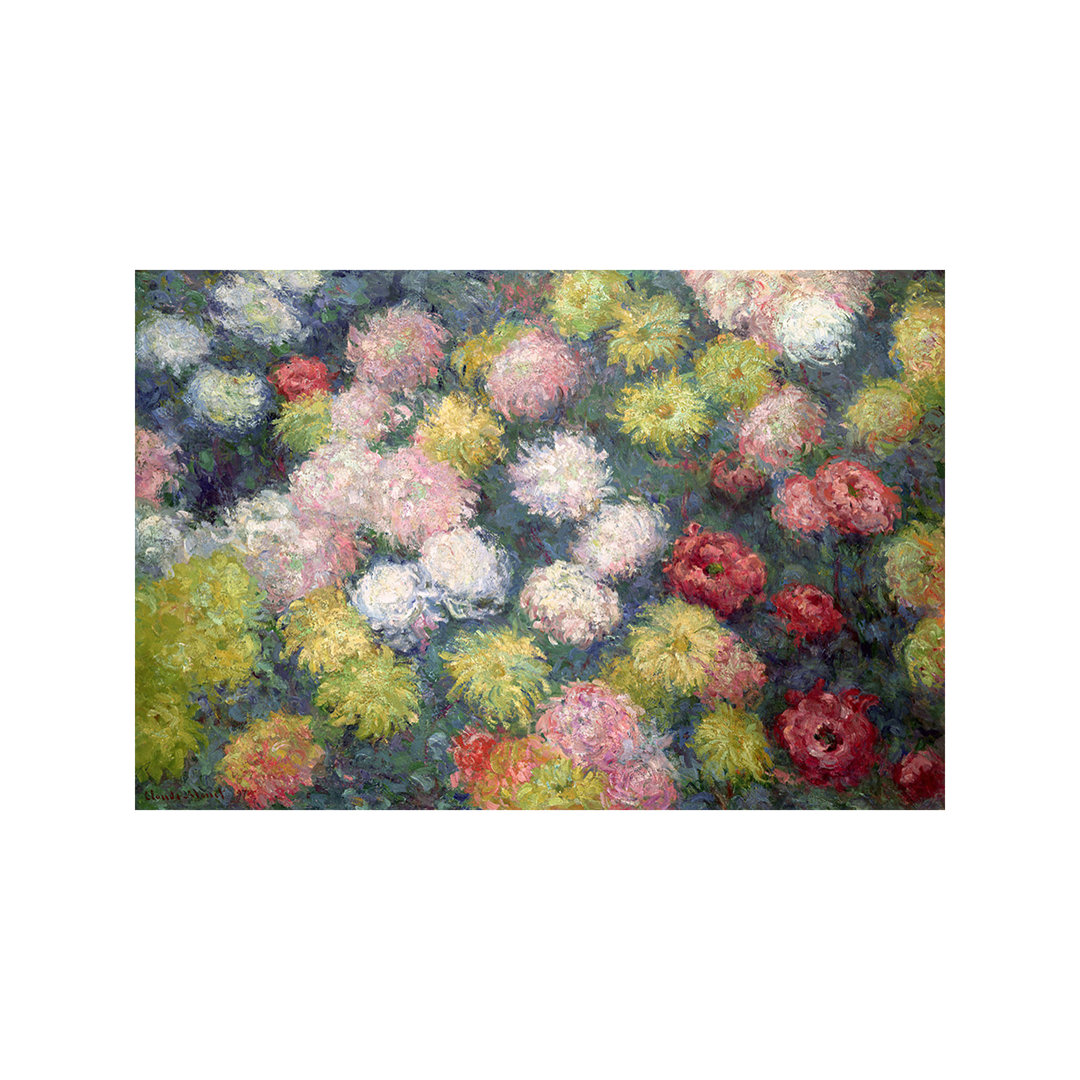 Chrysanthemums, 1897 by Claude Monet - Painting on Canvas