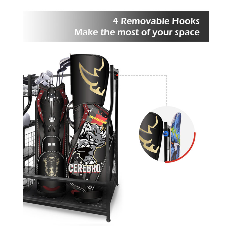 Metal Multi-Use Sports Rack