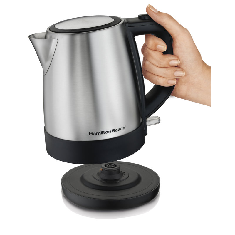 Hamilton Beach 1 qt. Stainless Steel Electric Tea Kettle