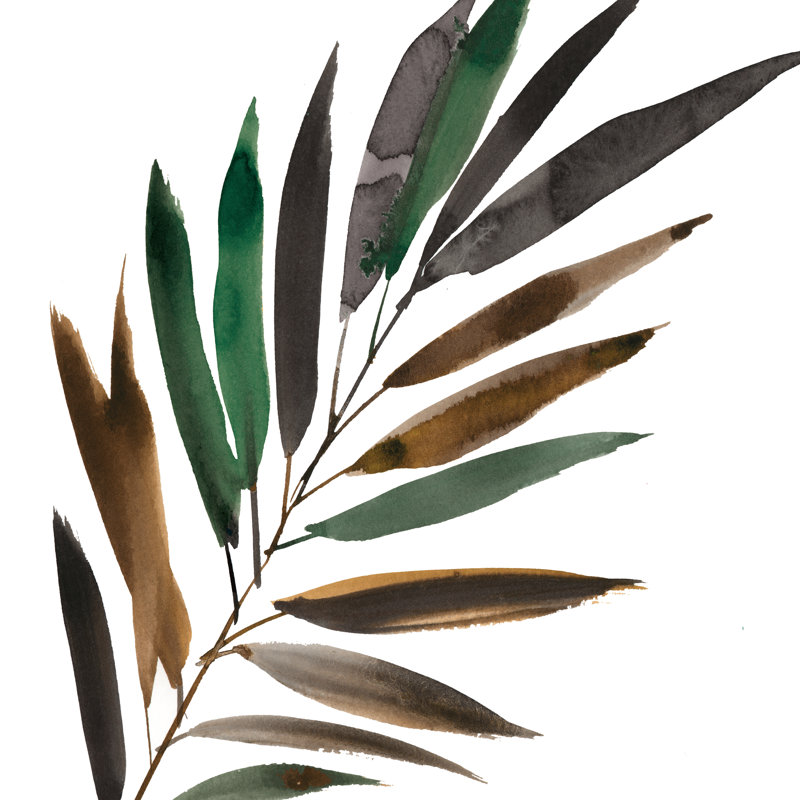 Tropical Leaf - Wrapped Canvas Art Prints, 30cm H x 30cm W