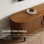 Meuble télé Mid-Century moderne, porte coulissante, entièrement assemblé-114660536-114660533