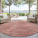 Machine Washable Indoor/Outdoor Claudian ACN1631 Terracotta Rug