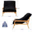 Chaise d'appoint rembourrée Ivona 35,24 po Ivona-555597970