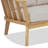 Dacey Solid Wood Outdoor Sofa with Cushions