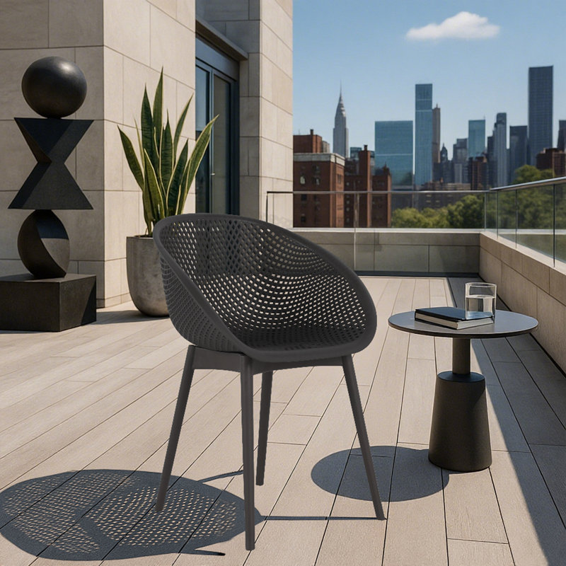 Ensemble de 2 chaises longues modernes, Gris chaleureux