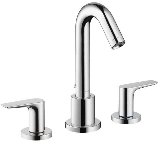 Logis Double Handle Deck Mounted Roman Tub Faucet Trim, Chrome
