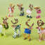 Patience Brewster 8 Piece Dash Away Reindeer Mini Ornaments Set