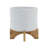 8" Textured Planter W/ Stand-1785185996