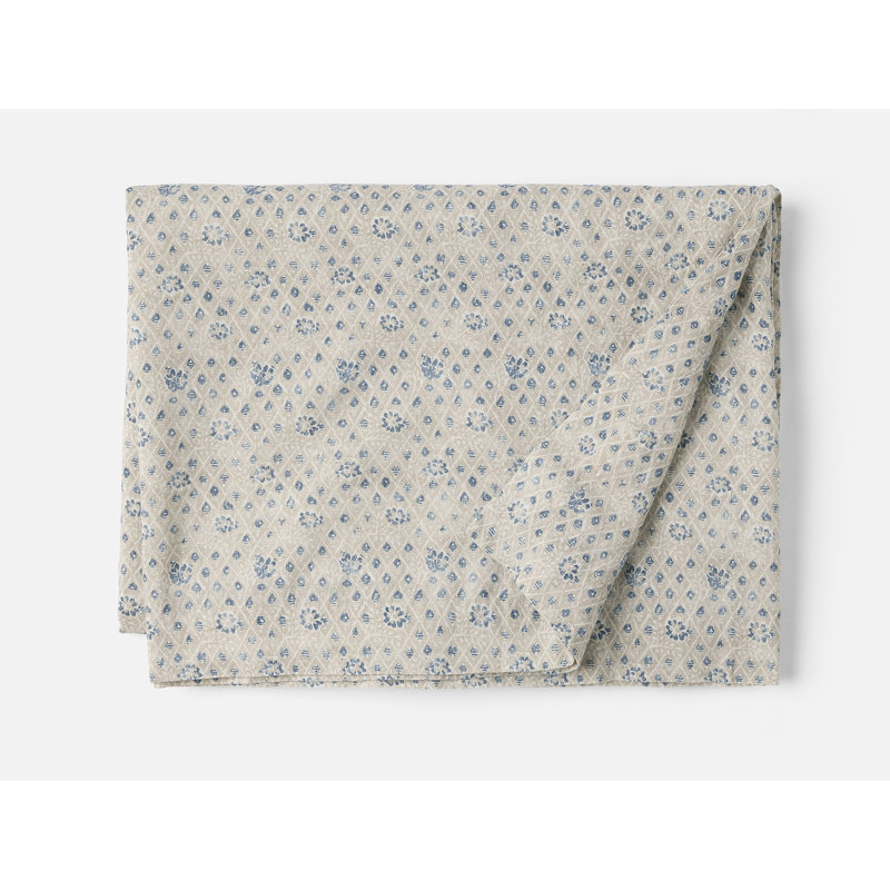 Coral Bell Print Tablecloth, Cerulean