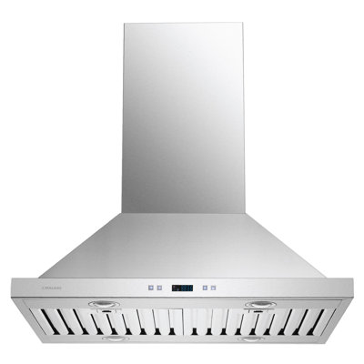 Cavaliere 30" Stainless Steel 462 CFM Ducted (Vented) Island Range Hood with Baffle Filter
