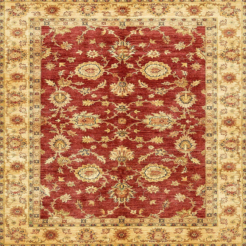 Tapis abstrait moderne 434, Carré 6 pi