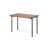 Natural Walnut Top/Pewter Base