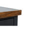 Table pour la maison - Chaise de 14 po. Finition noire et whisky. Peuplier. Bronze huilé. Aucun assemblage requis. Attrait latéral de 14 po. Whisky. Requis. Salon