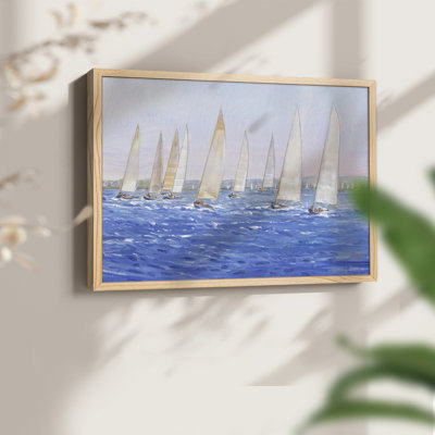 Sailing Event I -Framed Print - Restickable