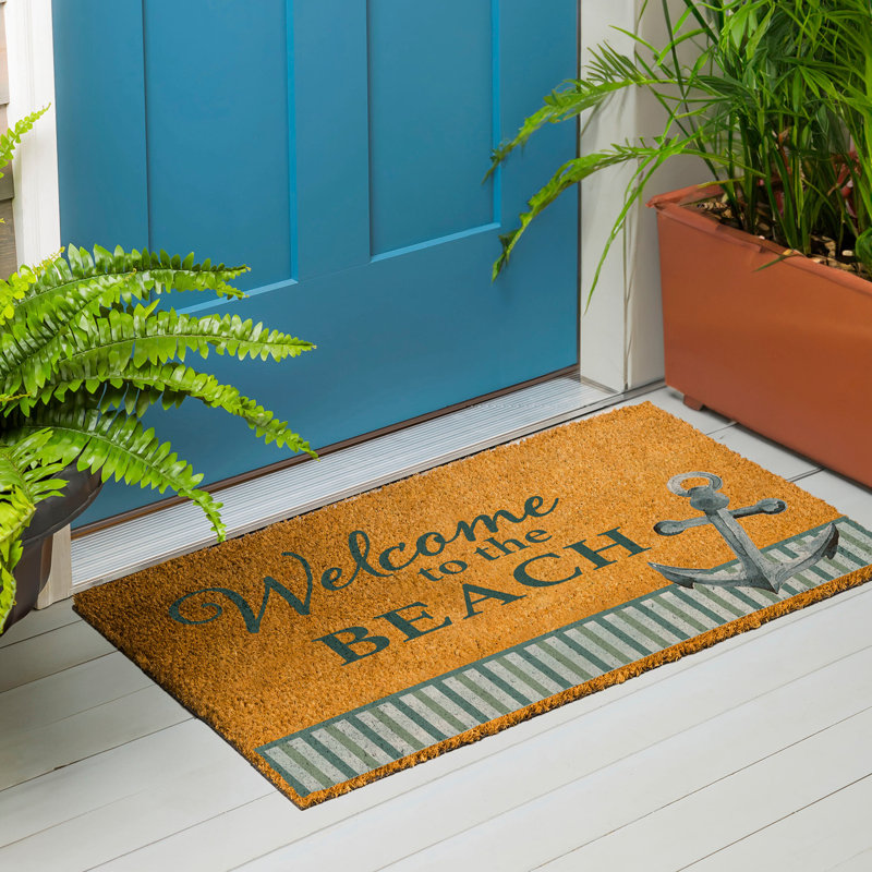 Tapis bleu de coco 36 po x 24 po