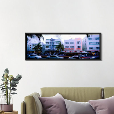 " Traffic On Road In Front Of Hotels, Ocean Drive, Miami, Florida, USA " by Panoramic Images