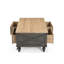 Solid Wood 120 cm W Chest of 4 Drawers