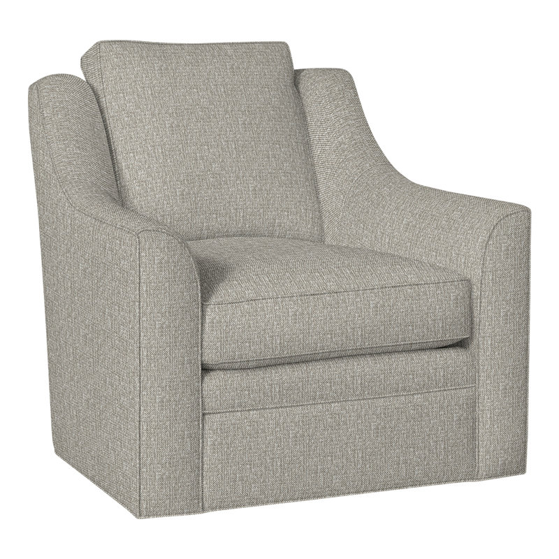 Fauteuil pivotant American Bungalow Nicholas, Galet Tarbee