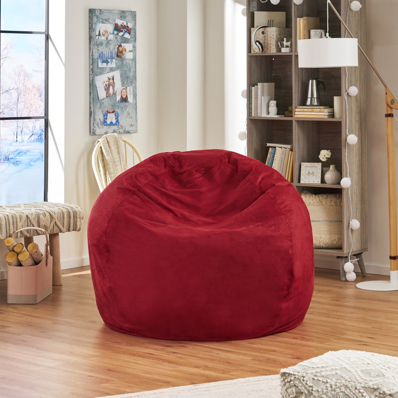 Très grand fauteuil à billes et méridienne, Rouge