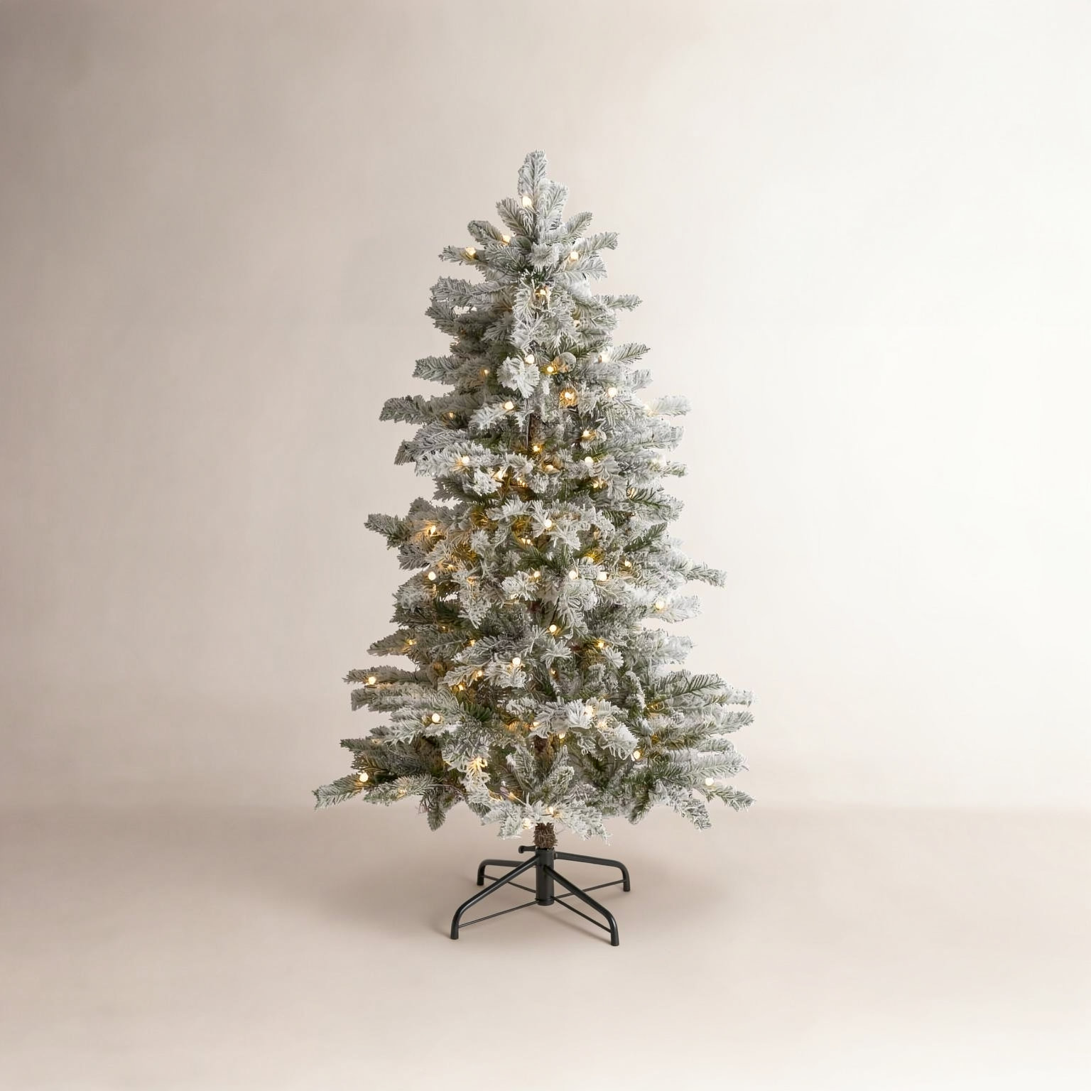 Lighted Artificial Christmas Tree, 5' H