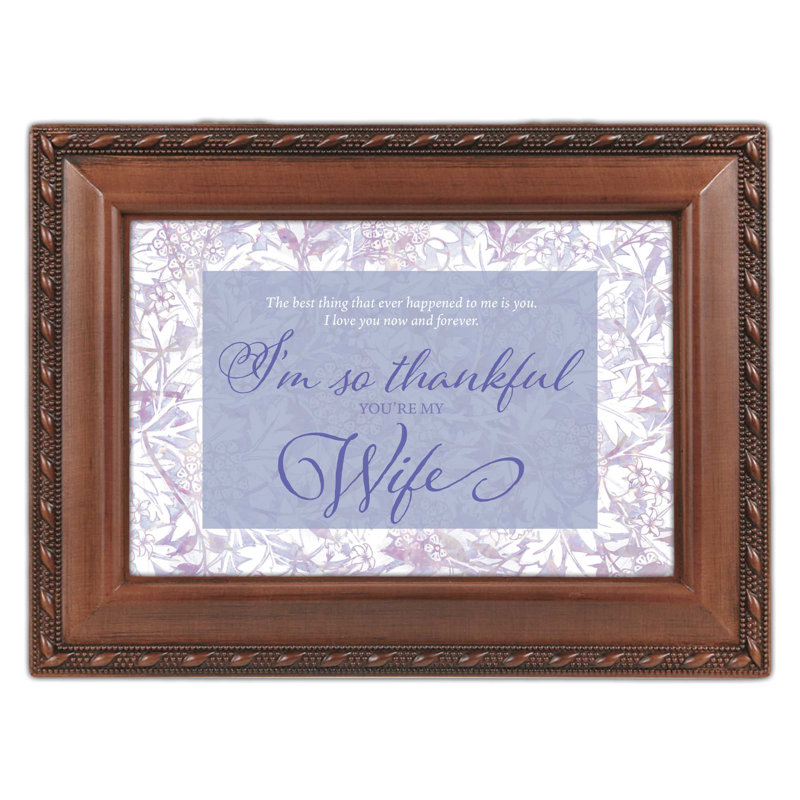 Boîte à musique «So Thankful You Are My Wife»